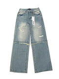 Purple jeans