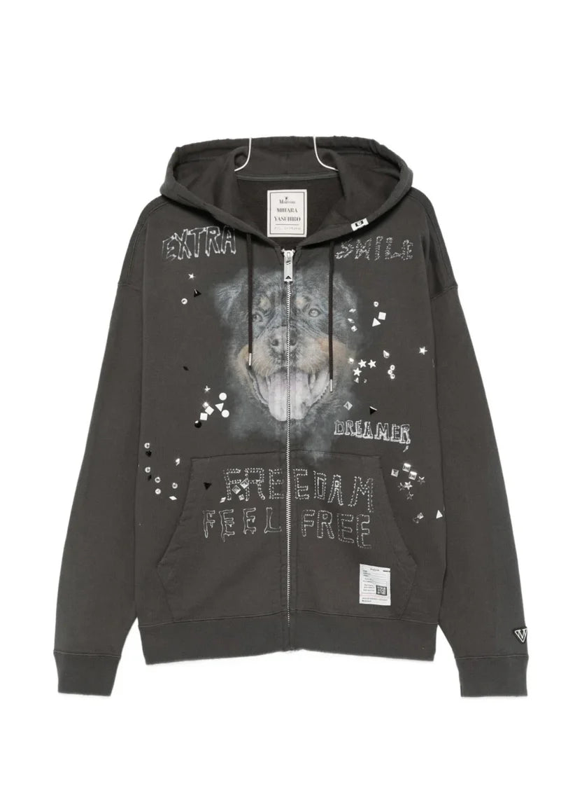 Maison mihara zip up