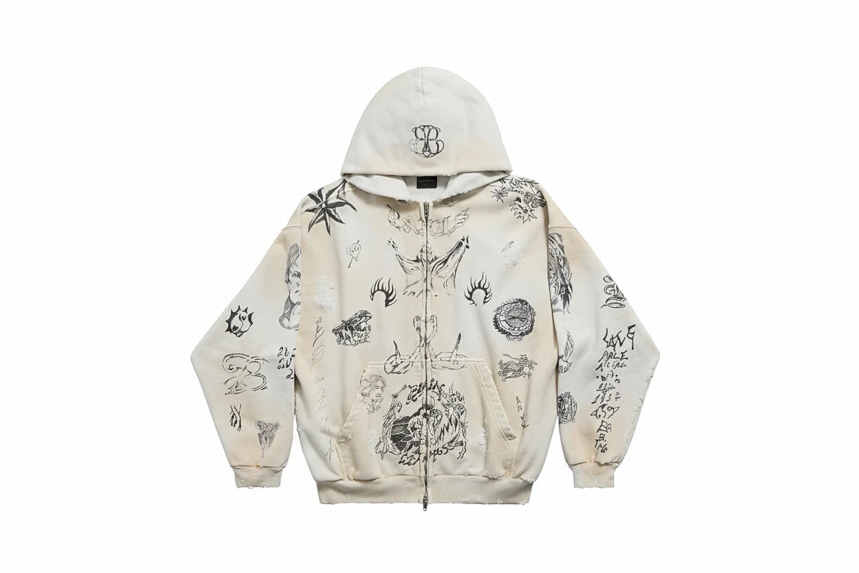 Balenciaga zip up