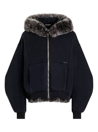 D&G fur zip up