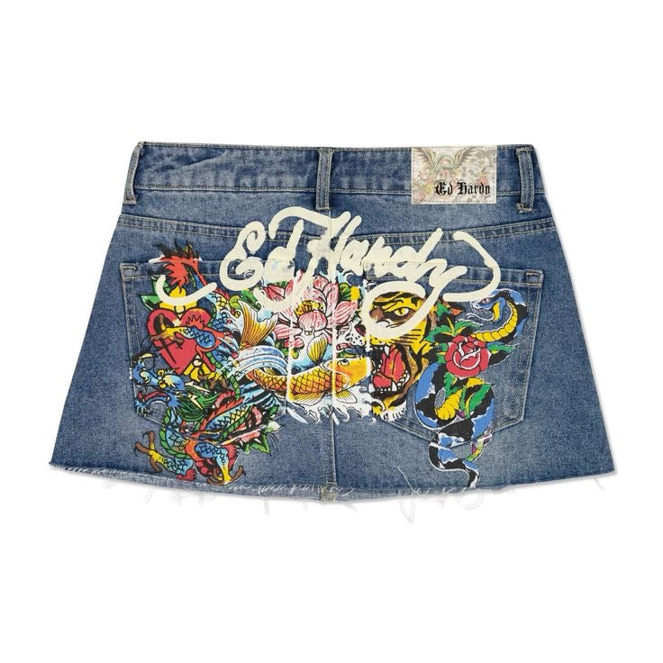 Ed Hardy Women’s denim skirt