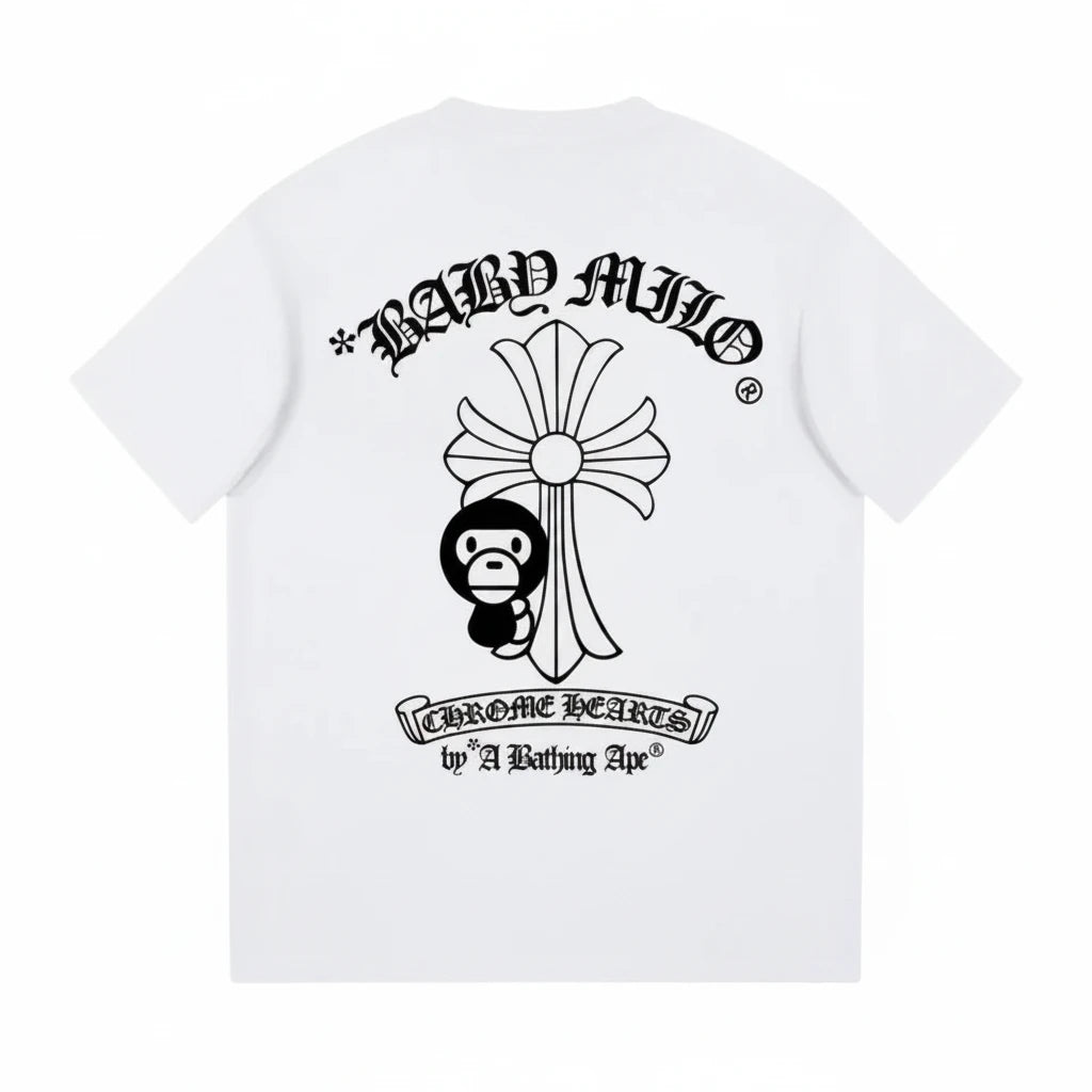Chromehearts x Bape tee
